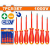 Wadfow Insulated Screwdriver Industrial Set 7Pcs 1000V | WSS7407