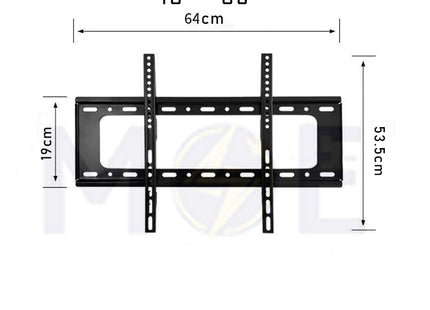 TV Stand Wall Mount Fixed Max Load 75Kg Fits 40–85 Inch Screens - ستاند تلفزيون حائط ثابتة (1)