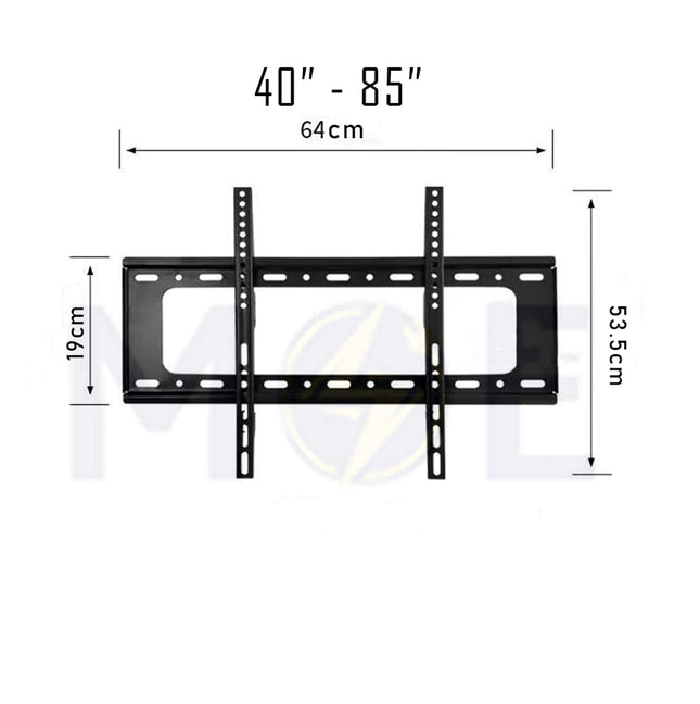 TV Stand Wall Mount Fixed Max Load 75Kg Fits 40–85 Inch Screens - ستاند تلفزيون حائط ثابتة (1)