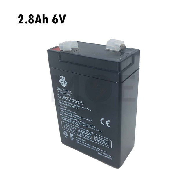 General Compo Cool Sealed Lead Acid Rechargeable Battery (SLA/VRLA) 2.8Ah 6V/20HR