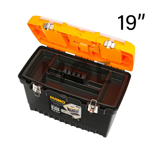 Mano JMT-19 Jumbo Toolbox With Metal Latch 19inch | JMT-19