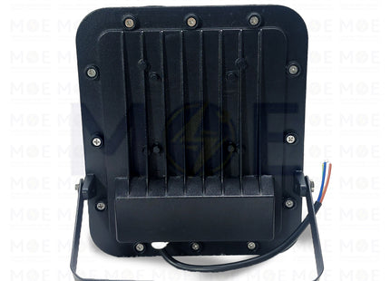 Cuperlight LED Black SMD Floodlight Warmwhite IP66 AC 220V 3000K 50W | CU-50W Lens | برجكتور ليد انارة مطري اسود ورم وايت