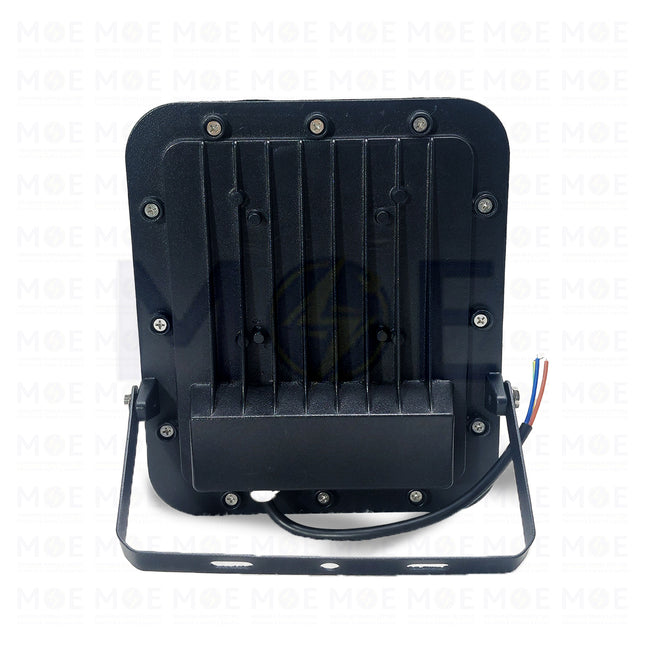 Cuperlight LED Black SMD Floodlight Warmwhite IP66 AC 220V 3000K 50W | CU-50W Lens | برجكتور ليد انارة مطري اسود ورم وايت