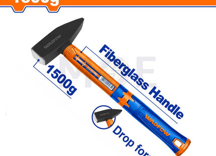 Wadfow Machinist Hammer Fiberglass Handle 1500g | WHM1315