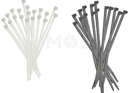 Elematic Cable Ties Black (78cm) 780x9mm | 5334 رباط بلاستيك اسود عريض