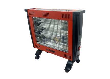 RAMA Simo-40 Electric Quartz Heater (4x700W) 2800W | دفاية اربع شمعات
