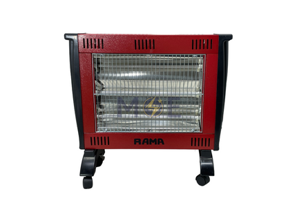 RAMA Simo-40 Electric Quartz Heater (4x700W) 2800W | دفاية اربع شمعات