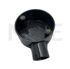 ElectroGuard Surface Circular Junction box PVC Through 1Way 20mm Black | EL2-01B