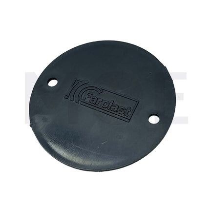 ElectroGuard Cover for PVC Surface Circular Junction Box Black 65mm | EL-01B