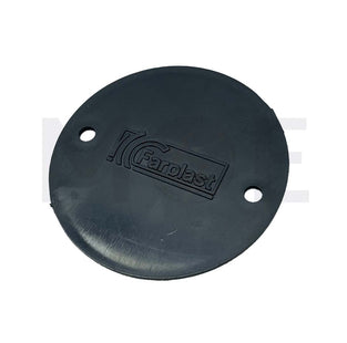ElectroGuard Cover for PVC Surface Circular Junction Box Black 65mm | EL-01B
