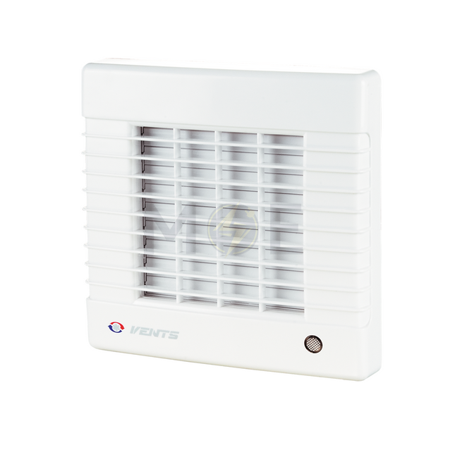 Vents Axial Exhaust Fan with Shutter Square(12.5cm /5") 22W | 125 MA شفاط حمام بلاستيك مربع  مع شفر