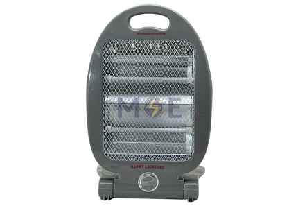 Happy Lighting Electric Quartz Heater 2 Heat Settings (2x400) 800W | JA-2 | دفاية سمكة شمعتين