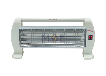 General Point Electric Quartz Heater 3 Heat Setting (3x400W) 1200W | E20-1231 | دفاية ثلاث شمعات مع مسكة