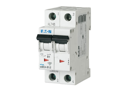 EATON MCB 2P C 4.5KA 16A | mMC4-C16/2 | دجنتور كهرباء مجوز - قاطع كهربائي