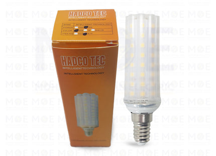 HADCO Tec LED SMD Lamp Stick Frosted WarmWhite E14 12W | لمبة ليد برم سن رفيع ستيك مغشى ورم وايت