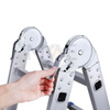 Telescopic Multi-Purpose Ladder Aluminum 4x7 Steps