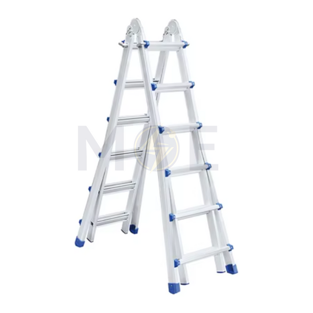 Telescopic Multi-Purpose Ladder Aluminum 4x7 Steps