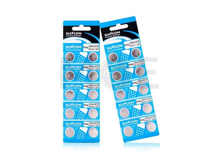 Suncom Battery Button/Coin Cell Alkaline AG13 1.55V | LR44/AG13