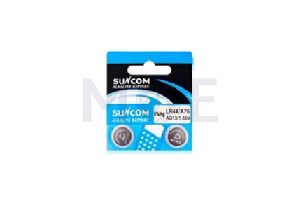 Suncom Battery Button/Coin Cell Alkaline AG13 1.55V | LR44/AG13