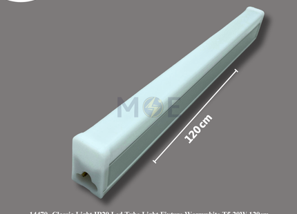 Classic Light IP20 Led Tube Light Fixture Warmwhite T5 20W 120cm | شاسي ليد ورم وايت