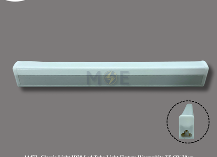 Classic Light IP20 Led Tube Light Fixture Warmwhite T5 6W 30cm | شاسي ليد ورم وايت