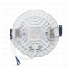 OB LED Downlight/ Panel Light White Ceiling Flush Mounted FrameLess Circular Warmwhite 3000K 1500Lm 7cm 15W | 1203 | سبوت ليد مدور مخفي بدون كادر ابيض ورم وايت