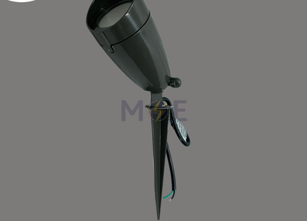 MEGAMAN LED Black COB Garden Spike Spotlight Green IP65 14W | ZDL1062 | سبوت شك ليد بي كي رمادي ضو اخضر