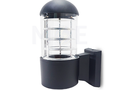 Outdoor UP Wall Light Single Head Black E27 23cm