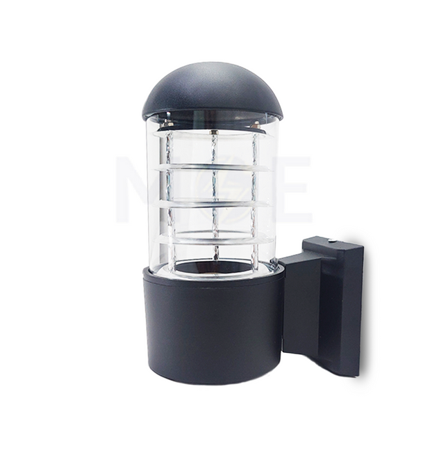 Outdoor UP Wall Light Single Head Black E27 23cm
