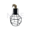 Vintage Iron Cage Hemp Rope Pendant Light E27 | A25