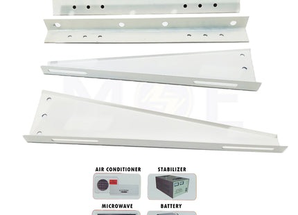 Universal Wall Mount Stand Fixed Max Load 200Kg For AC, Stabilizer, Microwave, Battery | 83599