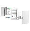 Schneider PrismaSeT IP40 Plastic Surface Distribution Board Smoked Door (426x600x151mm) 3Rx18module 54module | LVSXR318