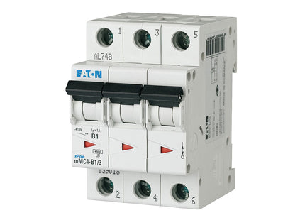 EATON MCB 3P C 4.5KA 63A | mMC4-C63/3 | دجنتور كهرباء ثلاثة فاز
