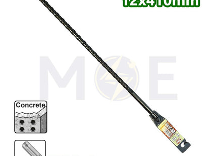 Tera SDS Plus Hammer Drill Bit 12mm (TL:410mm , WL:350mm)