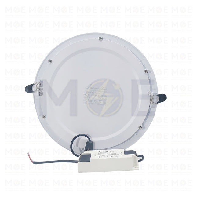 Greenlite LED Downlight/ Panel Light White Ceiling Flush Mounted Circular Daylight 6500K 2800Lm 22cm 28W | GR-813 | سبوت ليد مدور مخفي ابيض دايلايت