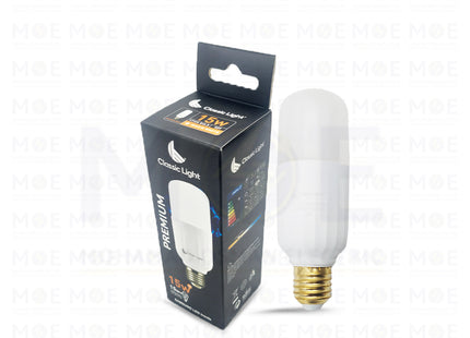 Classic Light LED Lamp stick WarmWhite E27 15W | لمبة ليد برم ستيك ورم وايت
