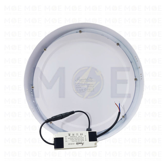 Greenlite LED Downlight/ Panel Light White Ceiling Surface Mounted Circular Warmwhite 30cm 35W | GR-CPR-35W
