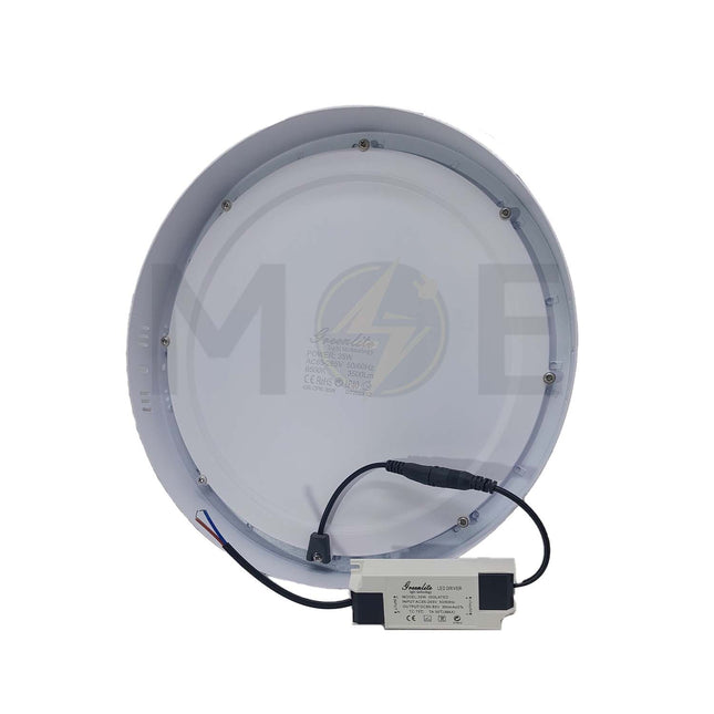 Greenlite LED Downlight/ Panel Light White Ceiling Surface Mounted Circular Daylight 30cm 35W