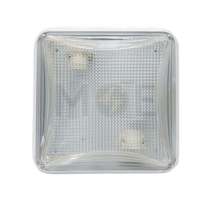Flix Ceiling Light Fixture Surface Square White 2xE27 31x31x9cm  1000335