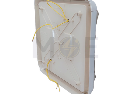 Flix Ceiling Light Fixture Surface Square White 2xE27 31x31x9cm  1000335