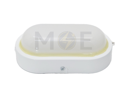 SEG IP66 Led Oval Light Fixture/Applique WaterProof White Daylight 7000K 16x9x5cm 12W | TROP12W/OVAL