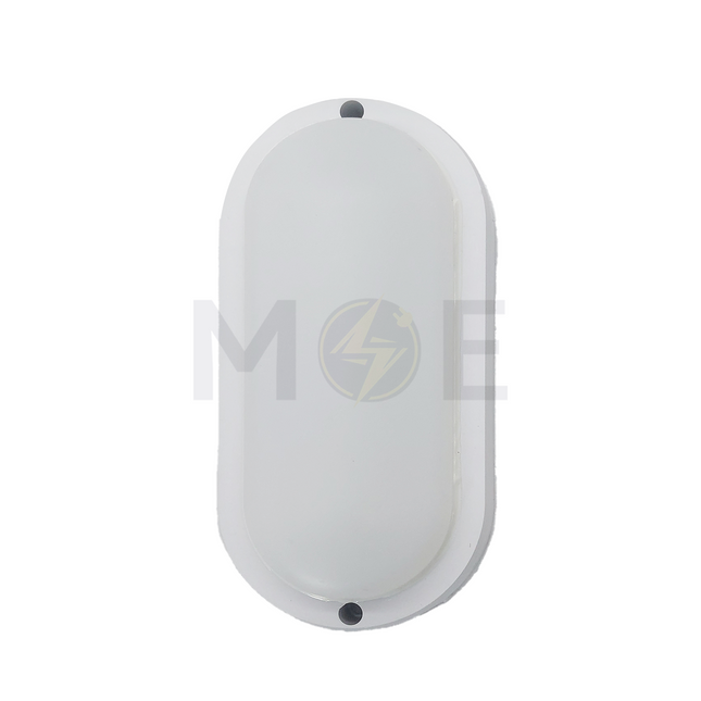 SEG IP66 Led Oval Light Fixture/Applique WaterProof White Warmwhite 3000K 17.5x8.5x5.5cm 15W | TROP15W/OVAL