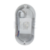 SEG IP66 Led Oval Light Fixture/Applique WaterProof White Warmwhite 3000K 17.5x8.5x5.5cm 15W | TROP15W/OVAL