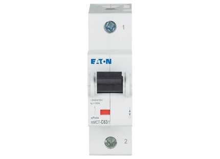 EATON MCB 1P C 25KA 63A | mMCT-C63/1 | دجنتور كهرباء مفرد - قاطع كهربائي