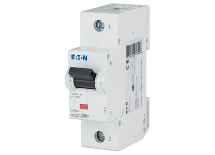 EATON MCB 1P C 25KA 80A | mMCT-C80/1 | دجنتور كهرباء مفرد - قاطع كهربائي