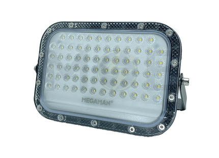 MEGAMAN LED Black SMD Floodlight Daylight IP65 AC 170-240 6500K 50W | ZDL3029