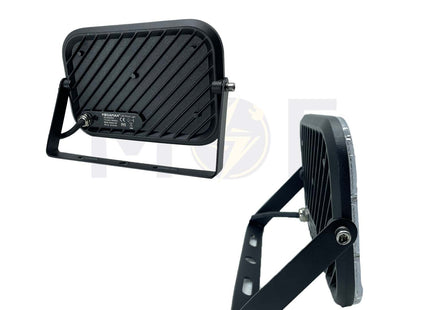 MEGAMAN LED Black SMD Floodlight Daylight IP65 AC 170-240 6500K 50W | ZDL3029
