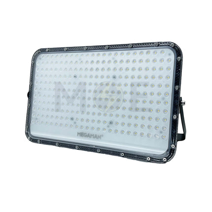 MEGAMAN LED Black SMD Floodlight Daylight IP65 AC 170-240V 6500K 200W  ZDL3029