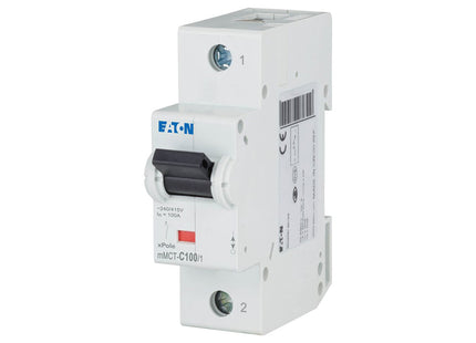 EATON MCB 1P C 25KA 100A | mMCT-C100/1 | دجنتور كهرباء مفرد - قاطع كهربائي