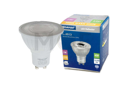 مصباح ميجامان LED COB سبوت رمادي دافئ أبيض GU10 MR16 3000K 7 واط | YTGU10M1